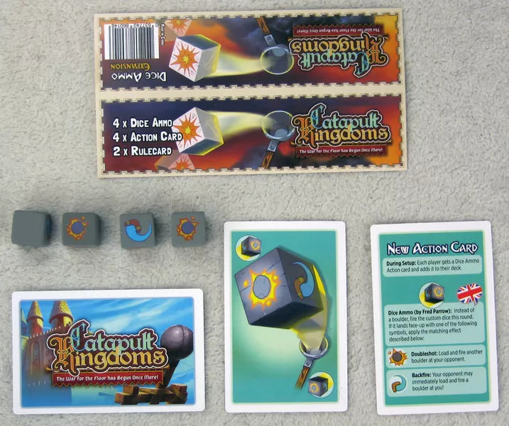 Catapult Feud: Dice Ammo Expansion Board Game Iello    | Red Claw Gaming