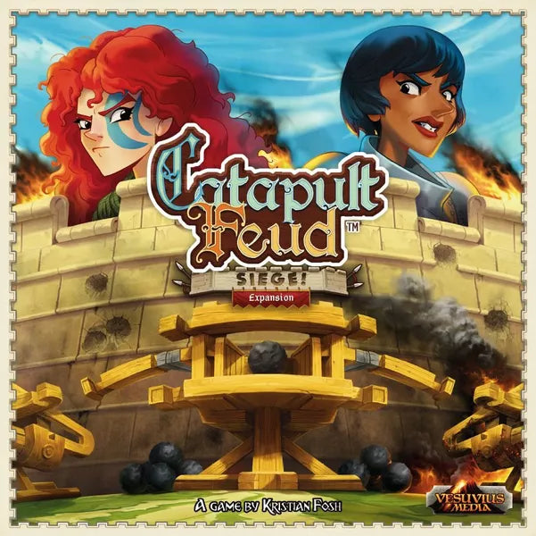 Catapult Feud: Siege! Expansion. Board Game Iello    | Red Claw Gaming