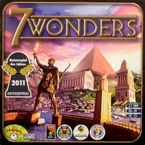 7 WONDERS Board Game Asmodee    | Red Claw Gaming