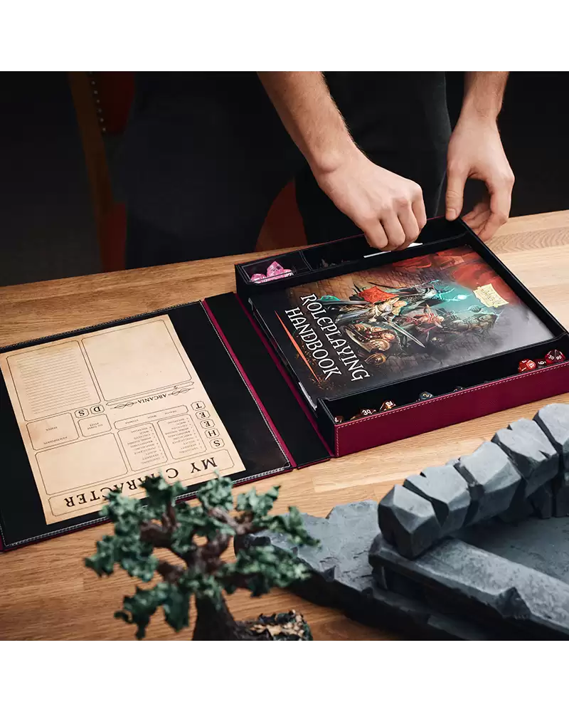 Dragon Shield Player Companion - Blood Red Dragon Shield Dragon Shield    | Red Claw Gaming