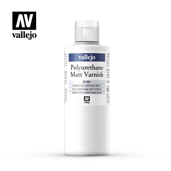Acrylic Matte Varnish 200ml Vallejo Auxiliaries Vallejo    | Red Claw Gaming