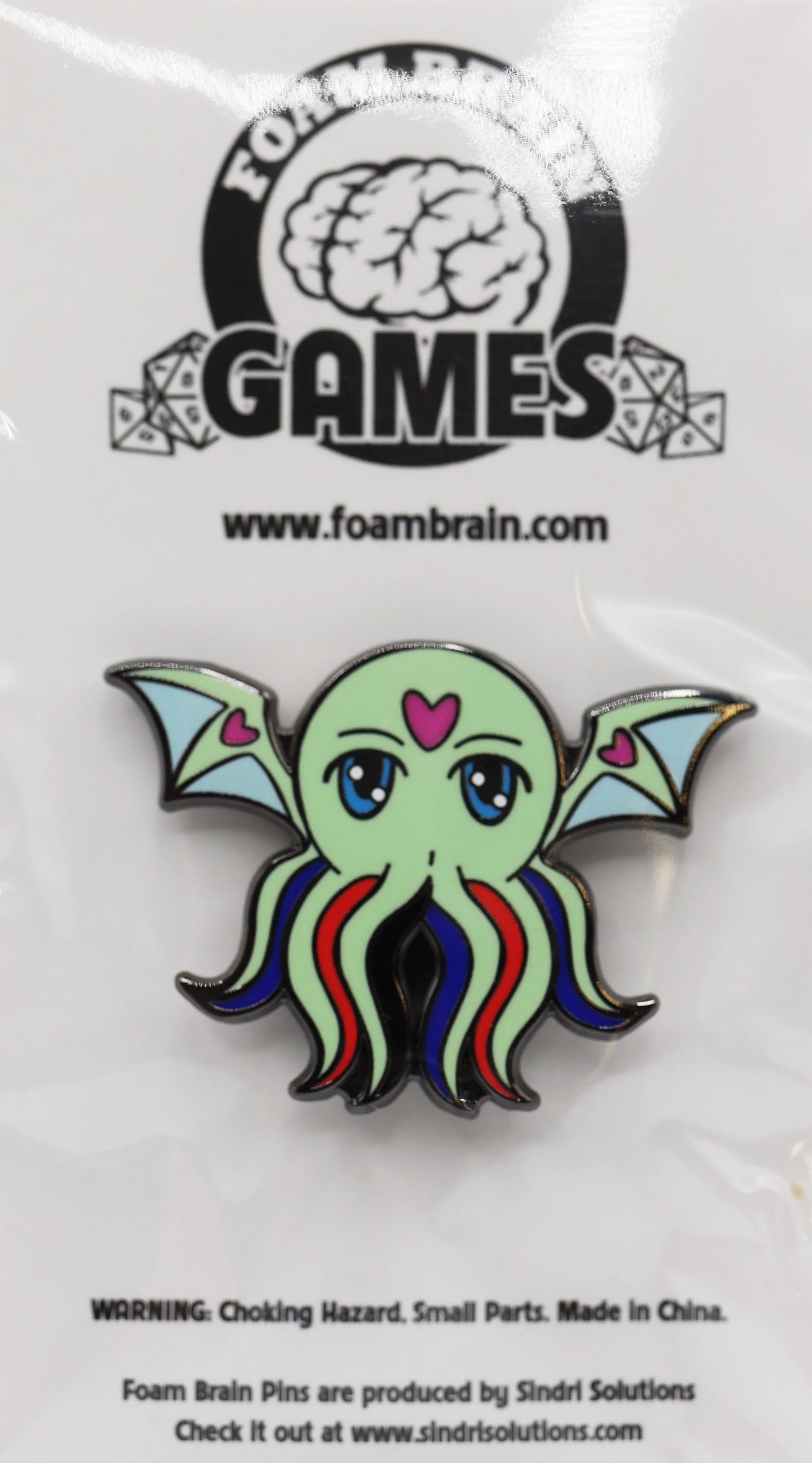 PRIDETHULHU PINS - Poly Pins Foam Brain Games    | Red Claw Gaming