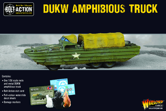 DUKW Amphibious Truck Korea US Warlord Games    | Red Claw Gaming