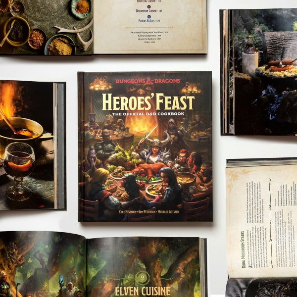 Heroes' Feast: The Official Dungeons & Dragons Cookbook D&D Book Wizards of the Coast    | Red Claw Gaming