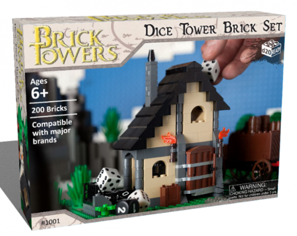 Brick Towers Farmer's House Dice Tower Dice Bag Ultra Pro    | Red Claw Gaming
