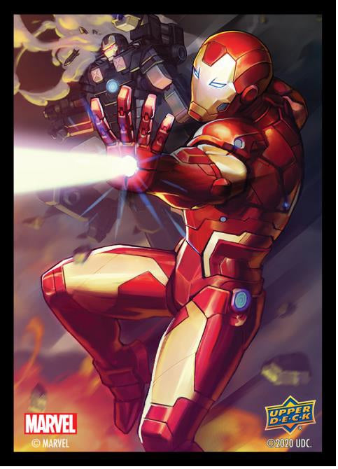 MARVEL SLEEVES IRON MAN (65ct) Deck Protectors Ultra Pro    | Red Claw Gaming