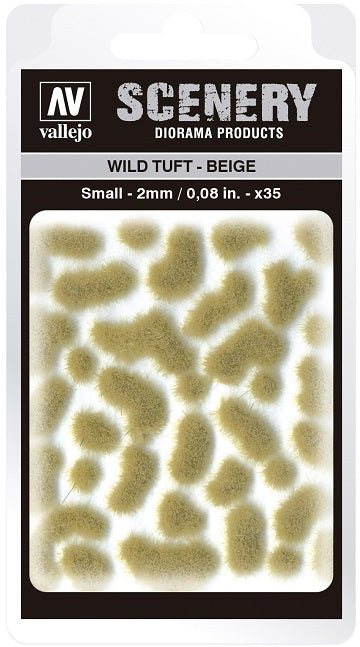 VALLEJO: SCENERY SMALL WILD TUFT BEIGE Tufts Vallejo    | Red Claw Gaming