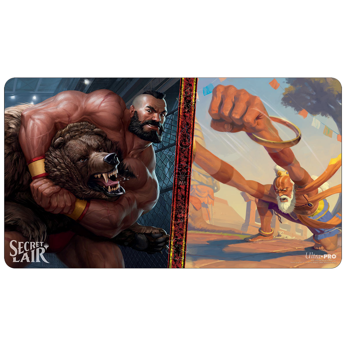 PLAYMAT MTG SECRET LAIR/STREET FIGHTER ZANGIEF Playmat Ultra Pro    | Red Claw Gaming