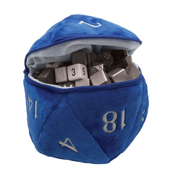 UP DICE BAG BLUE D20 PLUSH Dice Bag Ultra Pro    | Red Claw Gaming