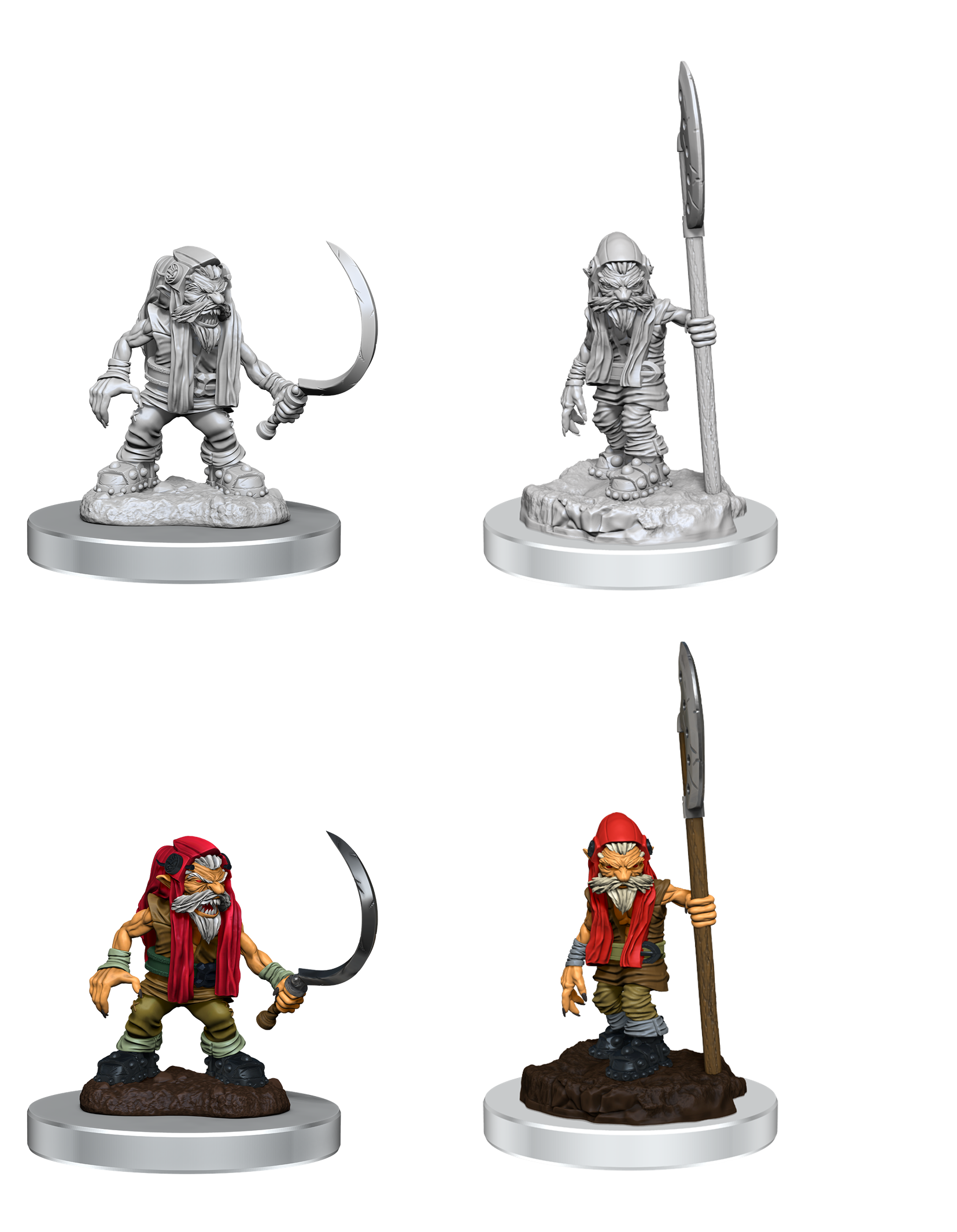 DND UNPAINTED MINIS REDCAPS Minatures Wizkids Games    | Red Claw Gaming