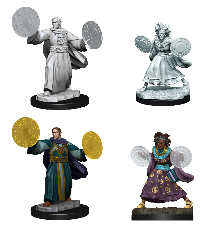 CRITICAL ROLL UNPAINTED MINIS GRAVITURGY/CHRONURGY FEMALE Minatures Wizkids Games    | Red Claw Gaming