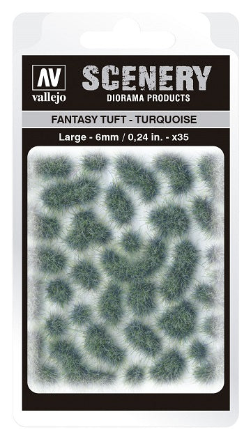 VALLEJO: SCENERY LARGE FANTASY TUFT TURQUOISE Tufts Vallejo    | Red Claw Gaming