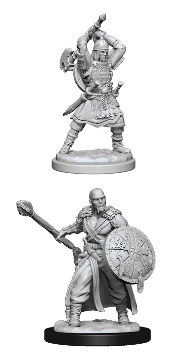 DND UNPAINTED MINIS WV13 HUMAN BARBARIAN MALE Minatures Wizkids Games    | Red Claw Gaming