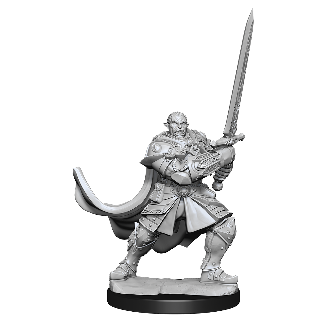 D&D Nolzur's Marvelous Miniatures: Half-Orc Paladin Minatures Wizkids Games    | Red Claw Gaming