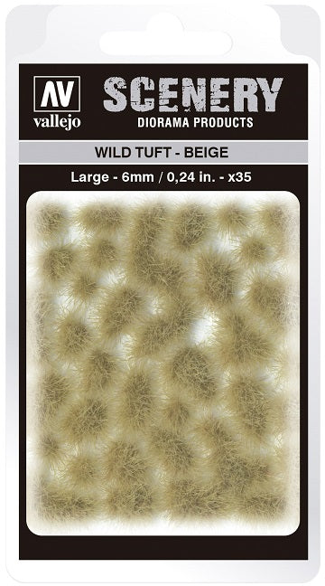 VALLEJO: SCENERY LARGE WILD TUFT BEIGE Tufts Vallejo    | Red Claw Gaming