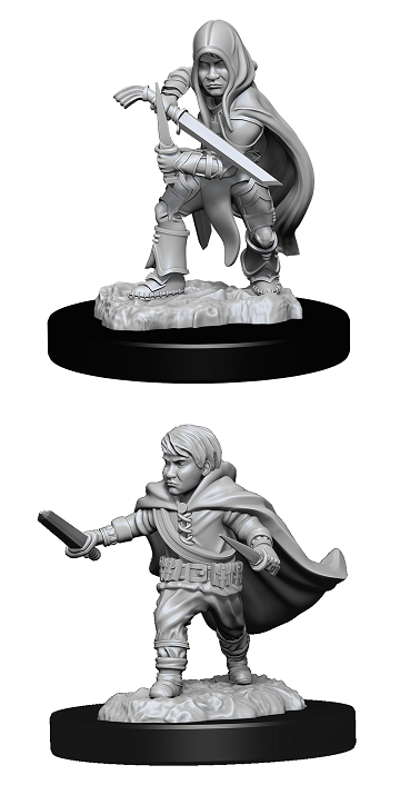 DND UNPAINTED MINIS WV13 HALFLING ROGUE MALE Minatures Wizkids Games    | Red Claw Gaming