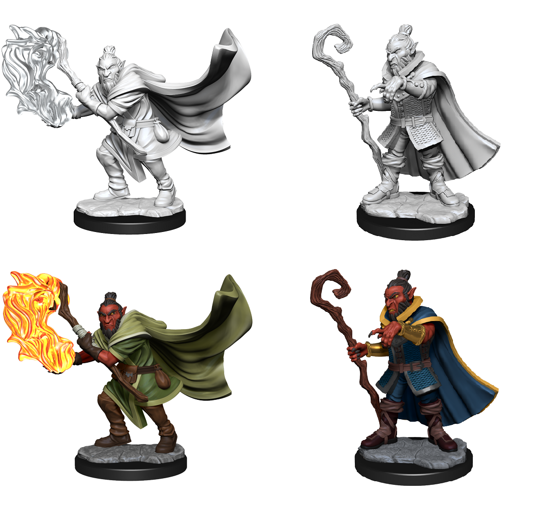CRITICAL ROLL UNPAINTED MINIS HOBGOBLIN WIZARD/DRUID MALE Minatures Wizkids Games    | Red Claw Gaming