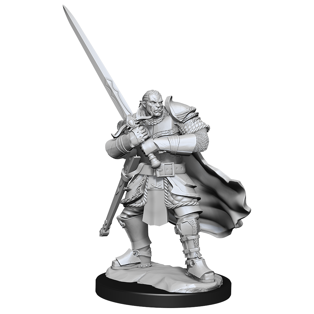 D&D Nolzur's Marvelous Miniatures: Half-Orc Paladin Minatures Wizkids Games    | Red Claw Gaming