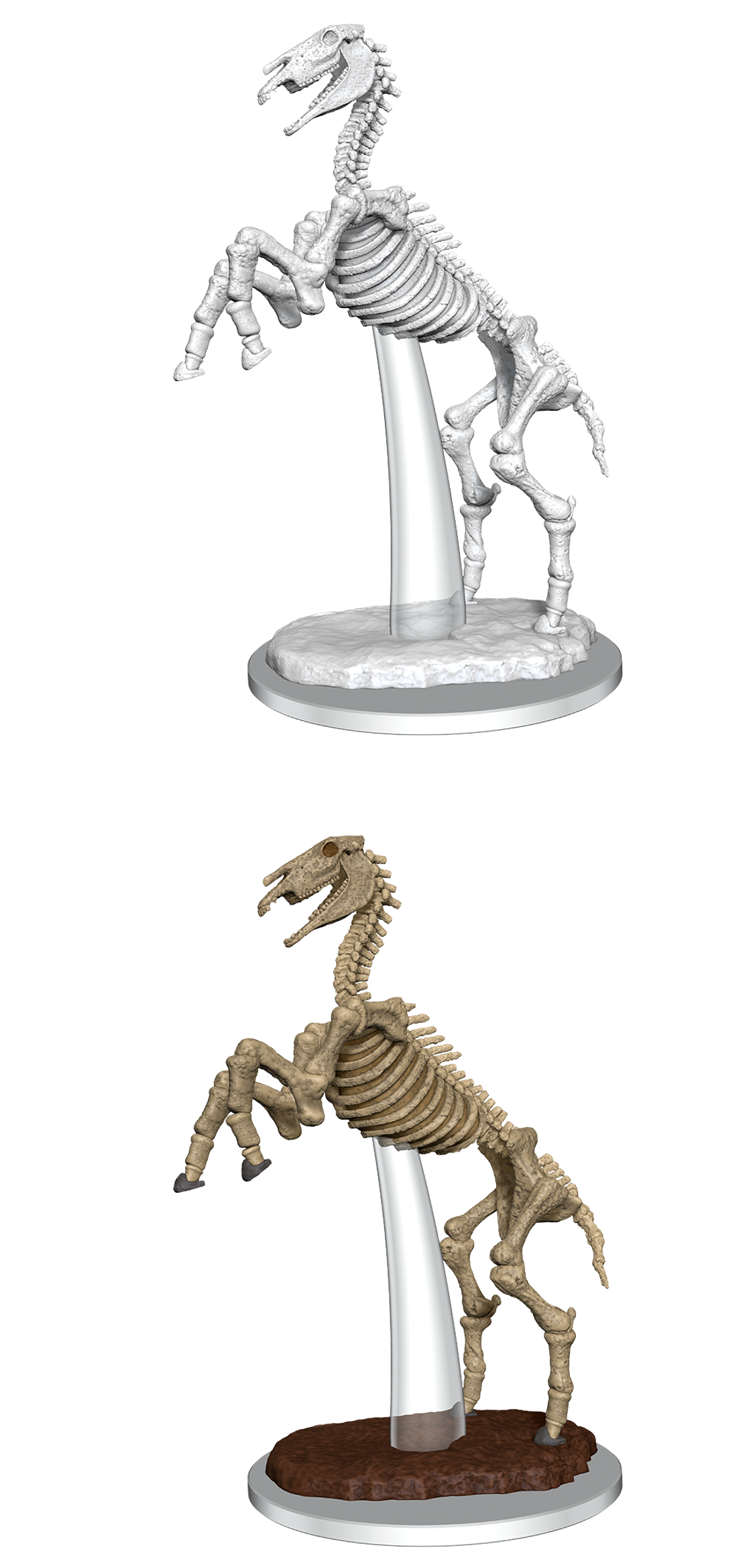 PF UNPAINTED MINIS SKELETAL HORSE Minatures Wizkids Games    | Red Claw Gaming