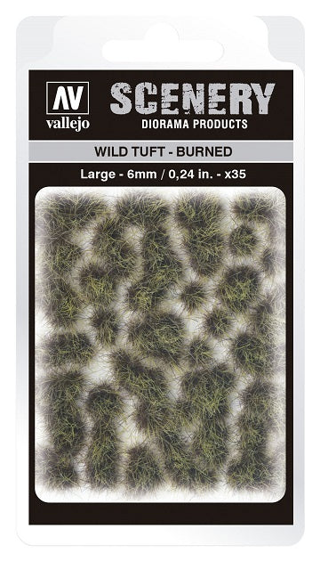 VALLEJO: SCENERY LARGE WILD TUFT BURNED Tufts Vallejo    | Red Claw Gaming