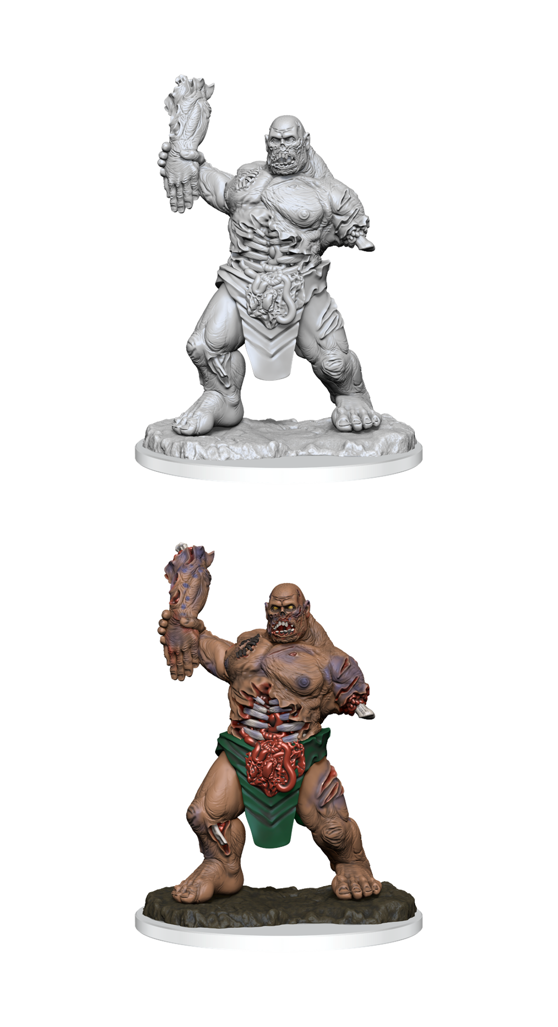 PF UNPAINTED MINIS ZOMBIE BRUTE Minatures Wizkids Games    | Red Claw Gaming