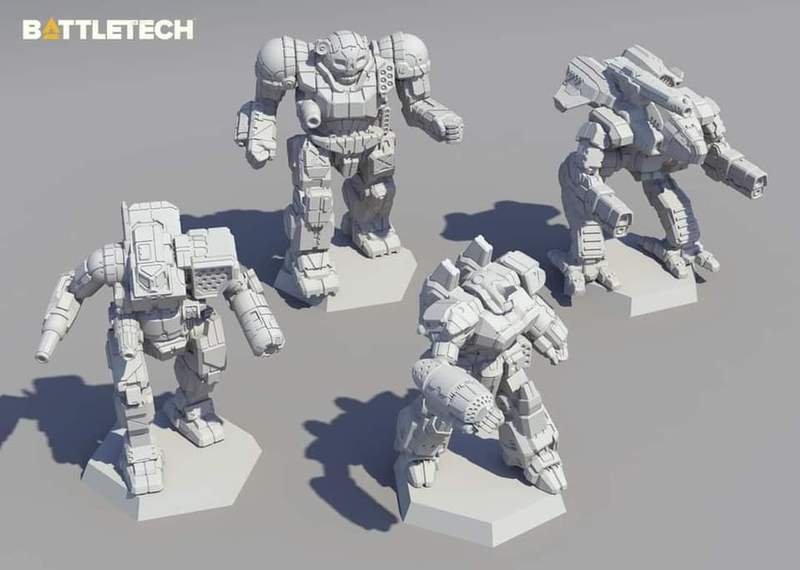 Battletech Inner Sphere Direct Fire Lance  Catalyst    | Red Claw Gaming