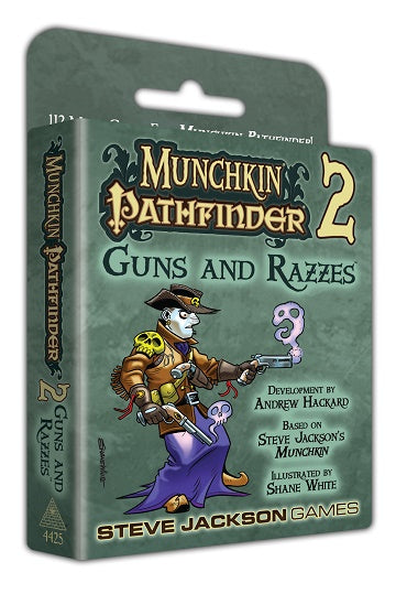 MUNCHKIN PATHFINDER 2 - GUNS & RAZZES Board Games Steve Jackson    | Red Claw Gaming