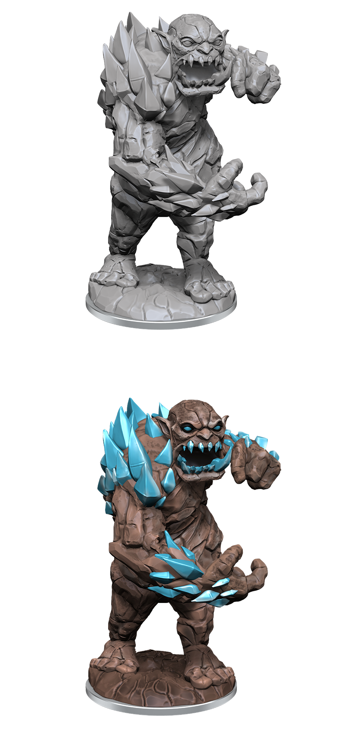 Pathfinder Deep Cuts Unpainted Miniature: CAVERN TROLL Minatures Wizkids Games    | Red Claw Gaming