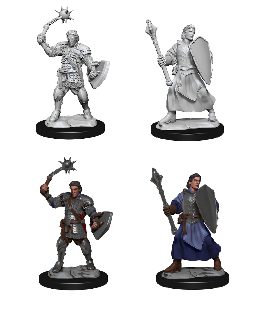 CRITICAL ROLL UNPAINTED MINIS HUMAN CLOVIS CONCORD MALE Minatures Wizkids Games    | Red Claw Gaming