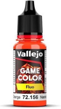GAME COLOR 156-18ML. FLUORESCENT ORANGE Vallejo Game Color Vallejo    | Red Claw Gaming
