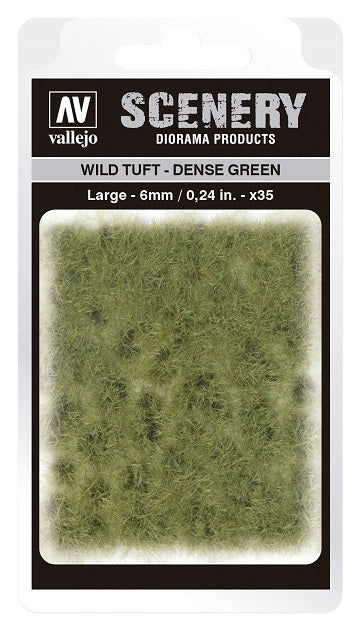 VALLEJO: SCENERY LARGE WILD TUFT DENSE GREEN Tufts Vallejo    | Red Claw Gaming