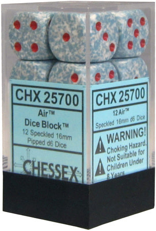 Speckled Air 16mm D6 Dice Chessex    | Red Claw Gaming