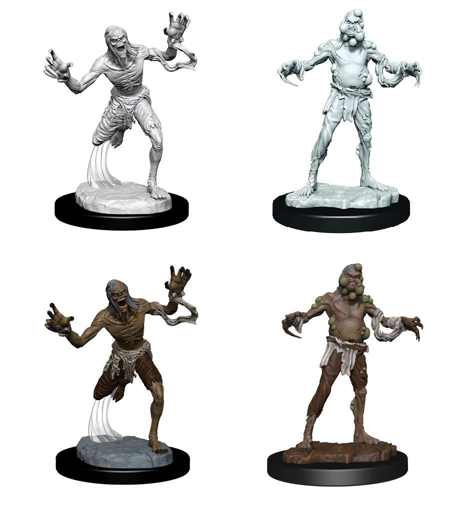 CRITICAL ROLL UNPAINTED MINIS HUSK ZOMBIES Minatures Wizkids Games    | Red Claw Gaming