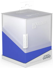 UG BOULDER 100+ SYNERGY Deck Box Ultimate Guard Blue/White   | Red Claw Gaming