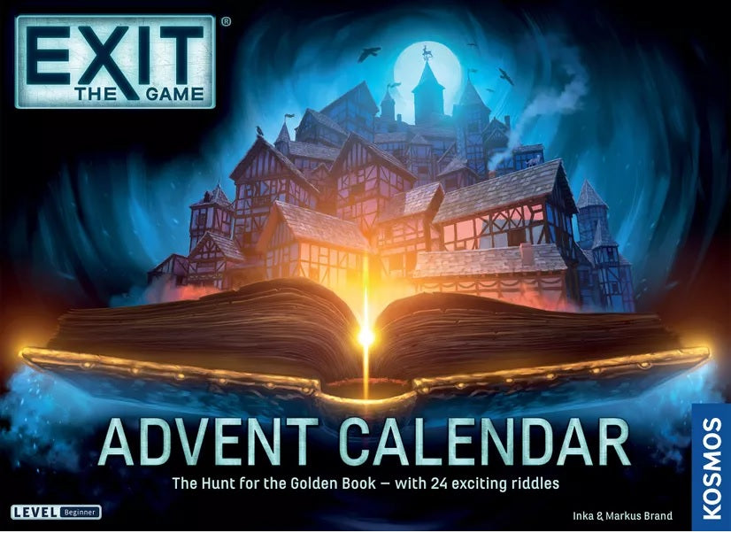 EXIT: ADVENT CALENDAR THE HUNT FOR THE GOLDEN BOOK Board Games Kosmos    | Red Claw Gaming
