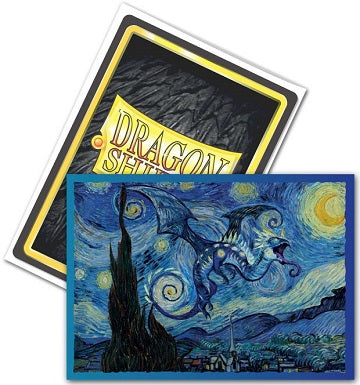van gogh card sleeves DRAGON SHIELD SLEEVES BRUSHED STARRY NIGHT 100CT – Red Claw Gaming