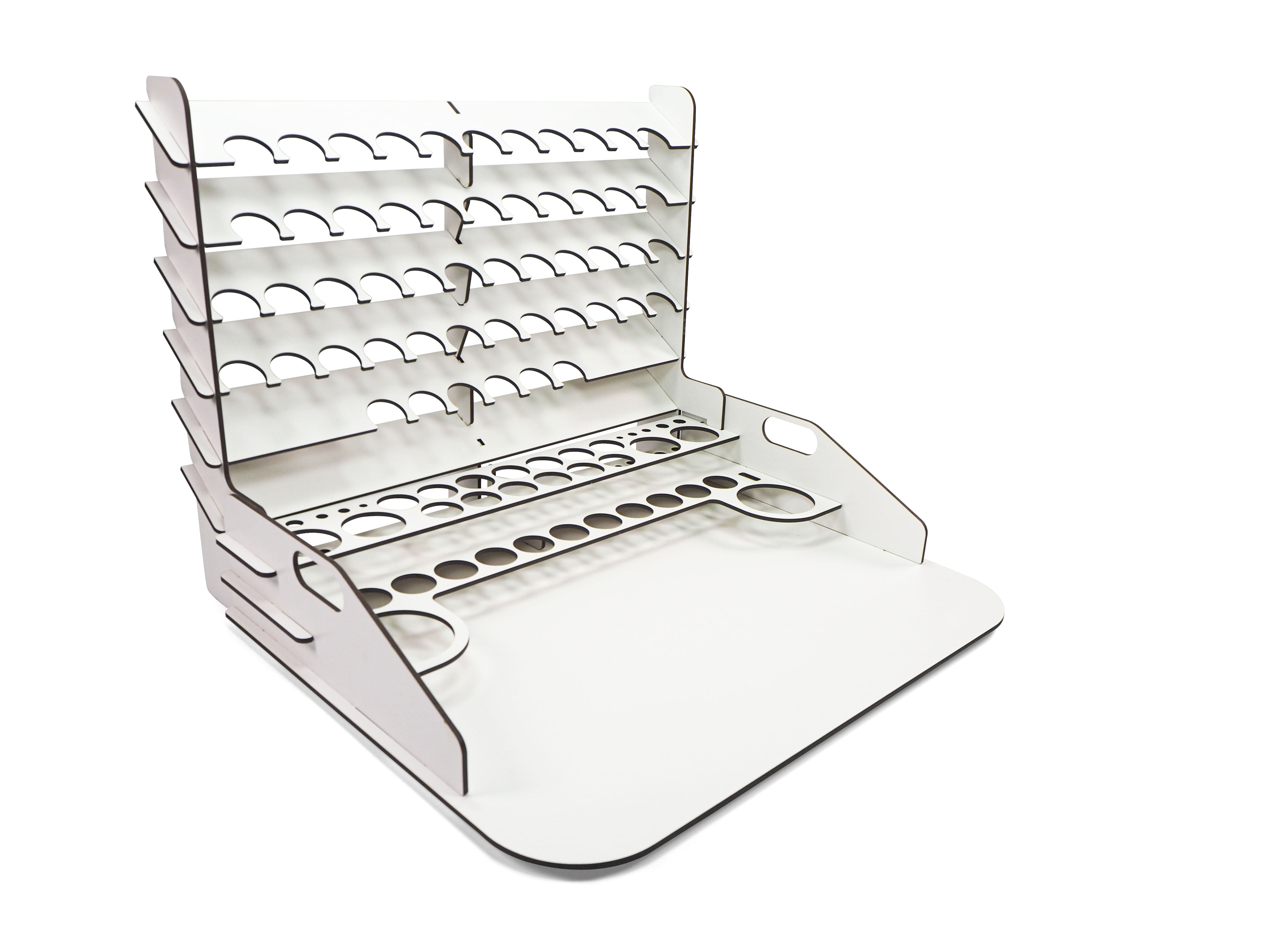 VALLEJO: PAINT DSP/WORK STATION 40X30CM W/ STORAGE Vallejo Auxiliaries Vallejo    | Red Claw Gaming