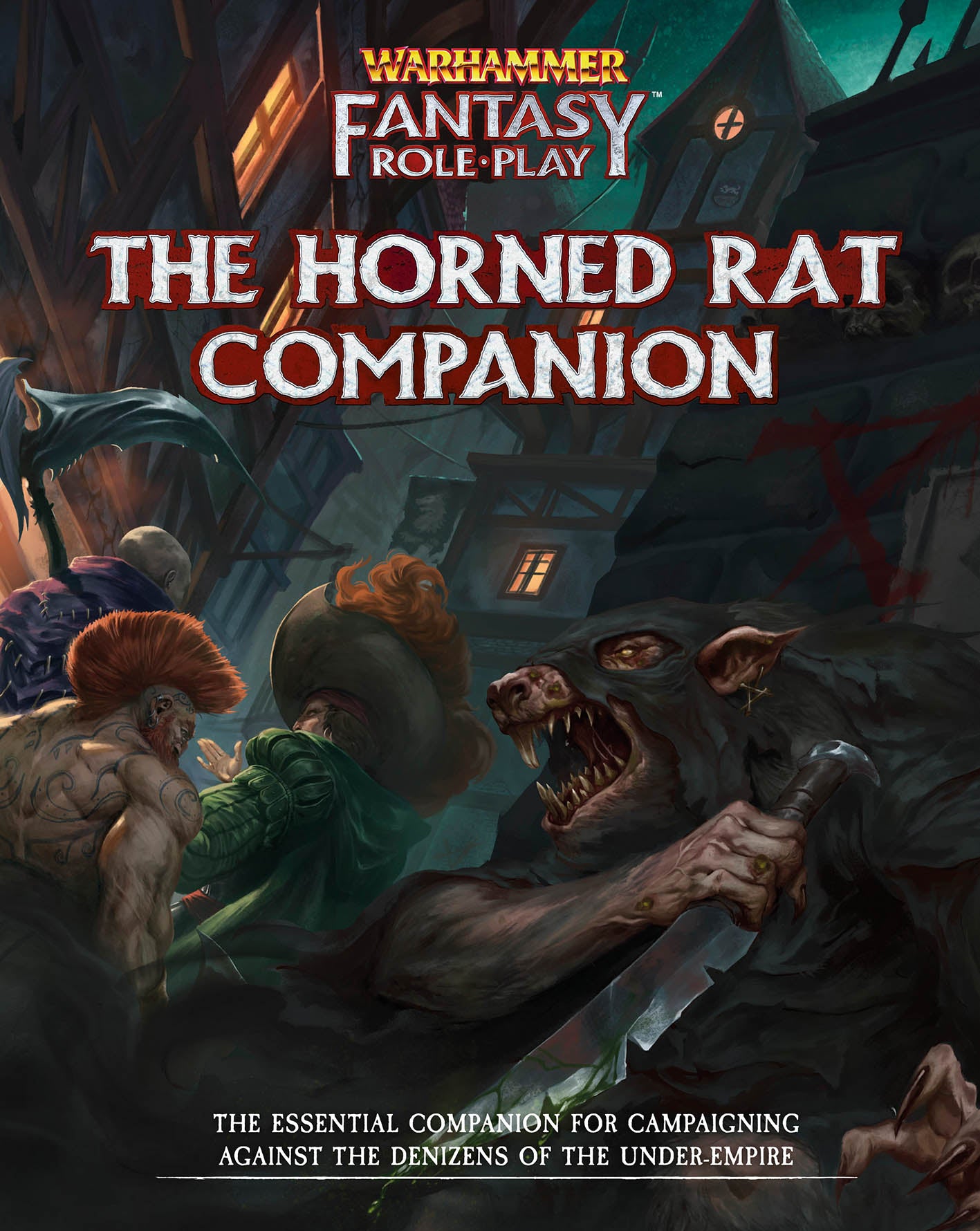 Warhammer Fantasy Role Play THE HORNED RAT COMPANION Role Play Cubicle Seven    | Red Claw Gaming