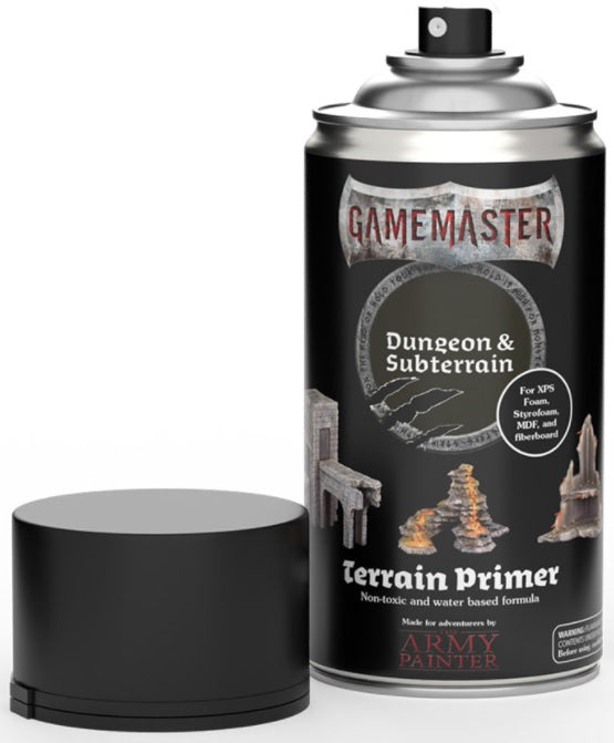 GAMEMASTER: TERRAIN PRIMER DUNGEON AND SUBTERRAIN Battlefield Army Painter    | Red Claw Gaming