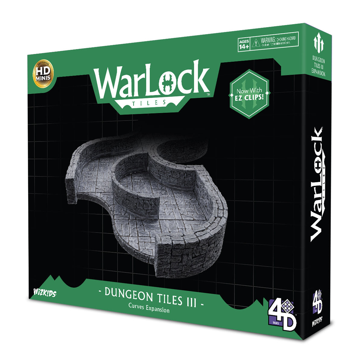 WARLOCK DUNGEON TILES III: CURVES Minatures Wizkids Games    | Red Claw Gaming