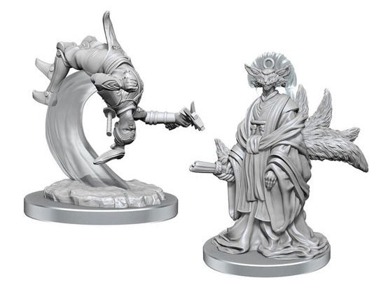 Magic the Gathering Unpainted Miniatures: KOTOSE AND LIGHT Minatures Wizkids Games    | Red Claw Gaming