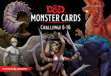 D&D MONSTER CARDS: CHALLENGE 6-16 D&D Book Wizards of the Coast    | Red Claw Gaming