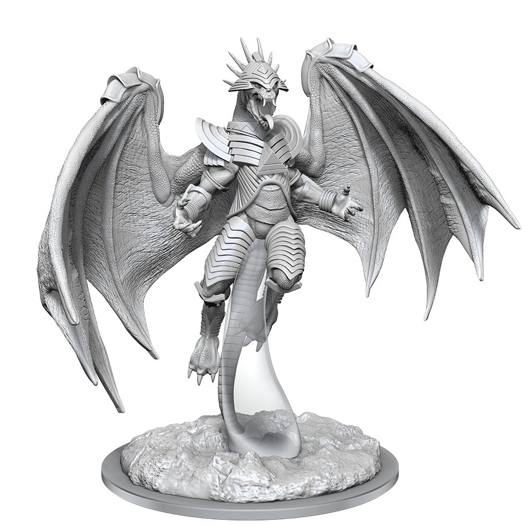 Magic the Gathering Unpainted Miniatures: Ziatora, the Incinerator Minatures Wizkids Games    | Red Claw Gaming