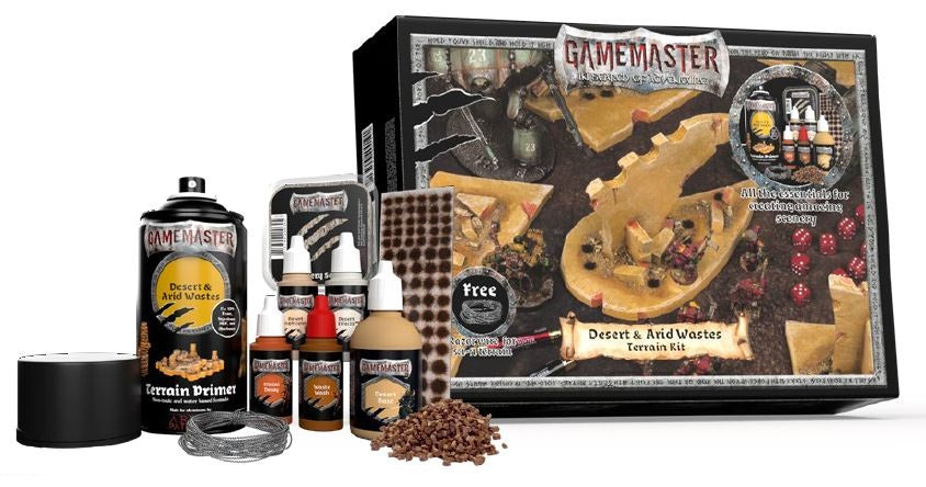 GAMEMASTER: DESERT AND ARID WASTES TERRAIN KIT Battlefield Army Painter    | Red Claw Gaming