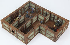 WARLOCK TOWN/VILLAGE TILES II: PLASTER WALLS EXPANSION Minatures Wizkids Games    | Red Claw Gaming