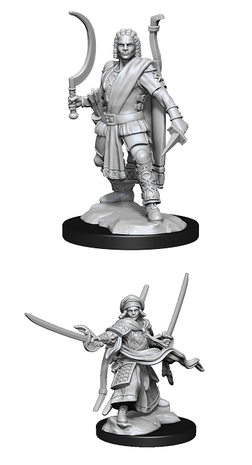 DND UNPAINTED MINIS WV13 HUMAN RANGER MALE Minatures Wizkids Games    | Red Claw Gaming