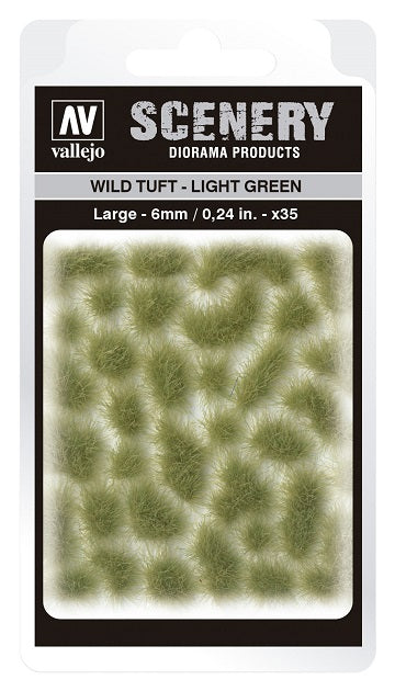 VALLEJO: SCENERY LARGE WILD TUFT LIGHT GREEN Tufts Vallejo    | Red Claw Gaming