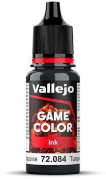GAME COLOR 084-18ML. DARK TURQUOISE INK Vallejo Game Color Vallejo    | Red Claw Gaming