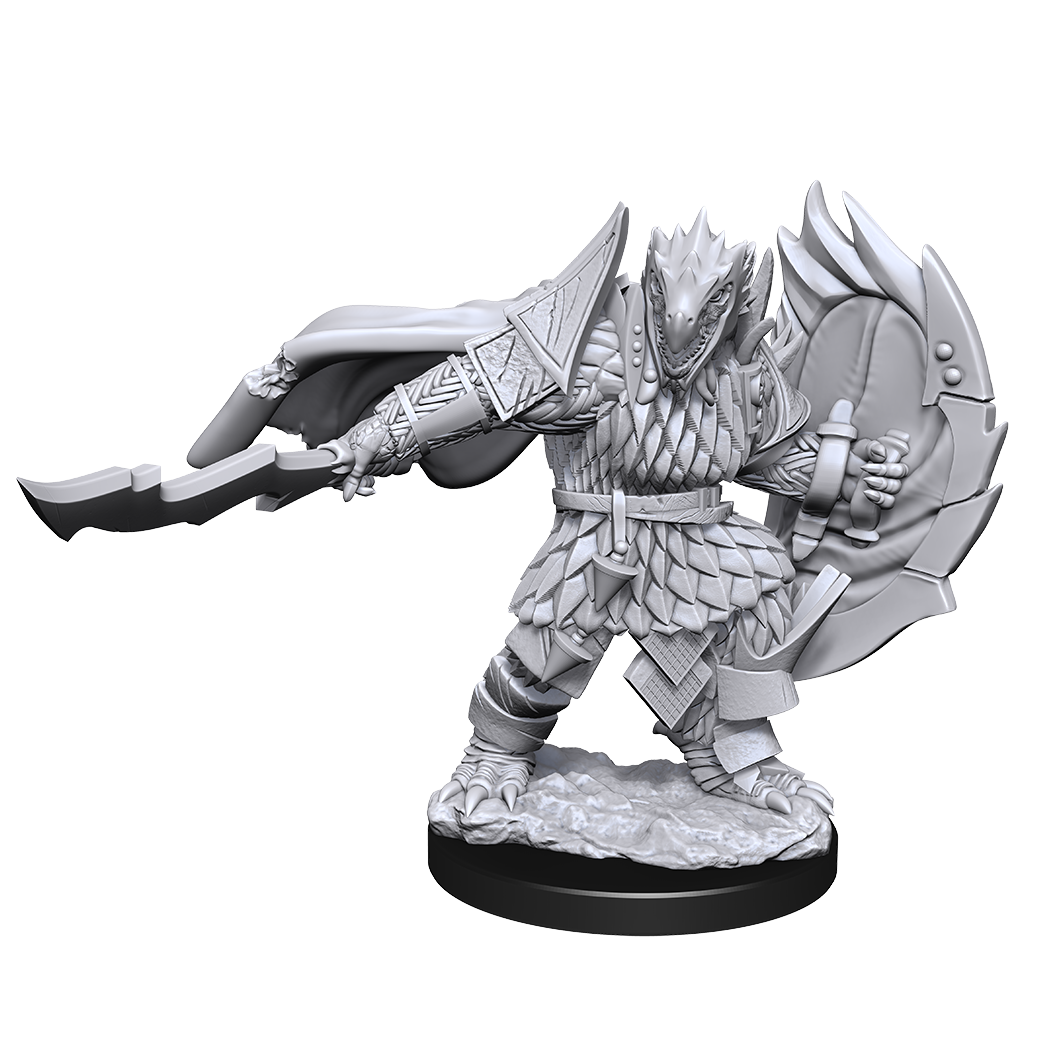 D&D Nolzur's Marvelous Miniatures: Dragonborn Fighter Minatures Wizkids Games    | Red Claw Gaming