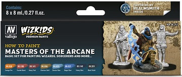 WIZKIDS PREMIUM SET MASTERS OF THE ARCANE Vallejo Paint Kit Vallejo    | Red Claw Gaming